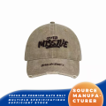 Slogan Besar Topi Baseball Tertekan Dicuci