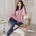 Long sleeve zipper cardigan for ladies