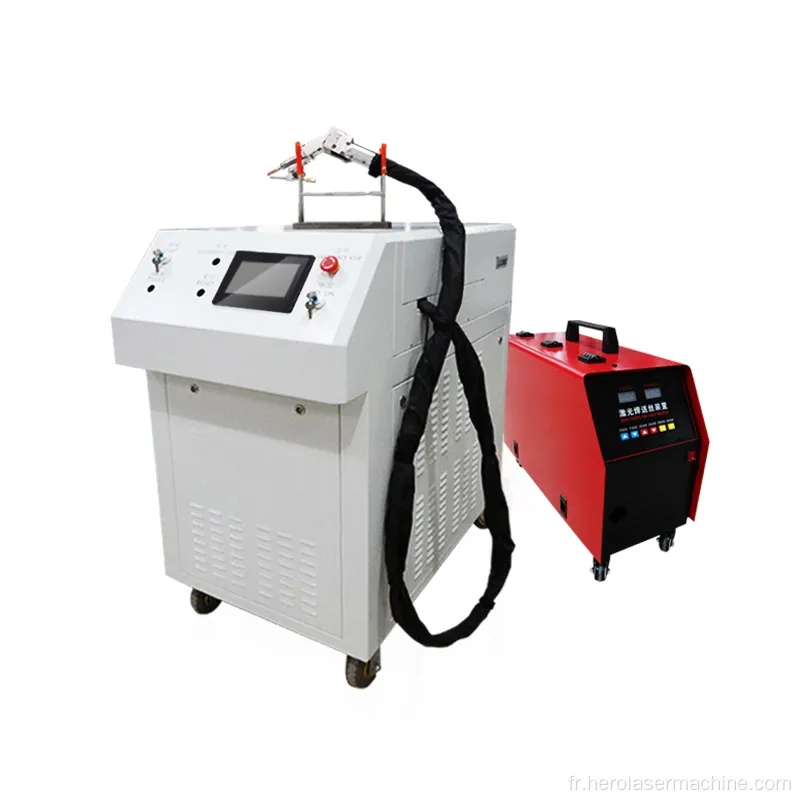 Système de machine de soudage laser à fibre portable 1000W 1500W