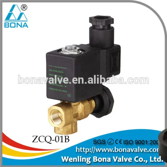 Wenling Bona Valve Flow Control Steam/Water ZCQ-01B Brass Solenoid Valve