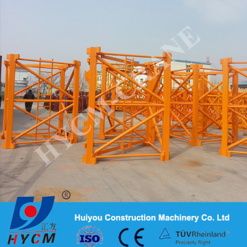 tower crane square /angle steel tube folded angles mast section