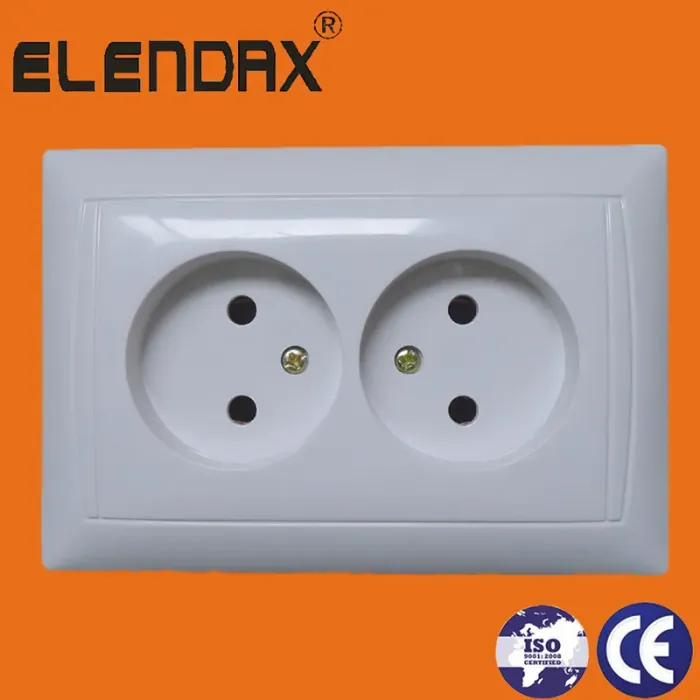 Soket Shucko Ganda Flush-Mounted Bergaya Eropa F6210