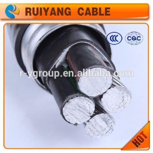 YJHL82 4*185 al condutor XlPE insulated Aluminium Alloy self-locking armored Cable