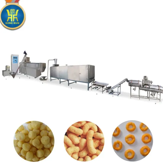 puffed corn snacks food produce equipment