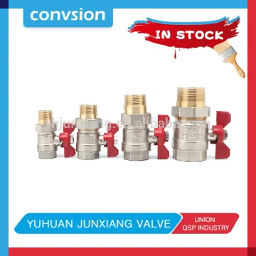 Junxiang pn25 Butterfly Handle Brass Ball Valve