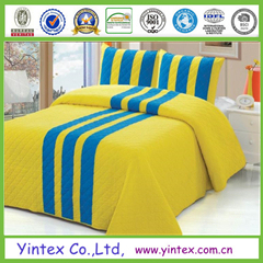 New Arrival Stripe Sport Design 100% Cotton Double Bedding Set