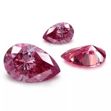 Custom Moissanite Pear Cut Gemstone for Women's Engagement Ring Making