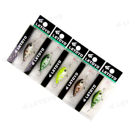 Mini Crank Bait Hard Lure 50mm 3.2g for Bass Fishing