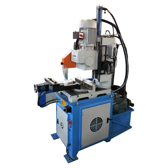 Double-Head Alloy Steel Semi-Automatic Pipe Cutting Machine for Hollow 350/315 Copper Iron Pipes