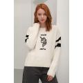 Cozy cashmere women's sweater cute knit