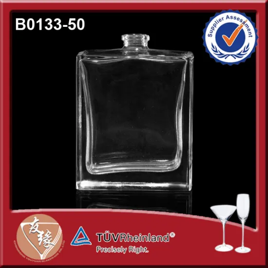 Transparent Perfume Cork Bottles High Quality Glass 50 ML bottle