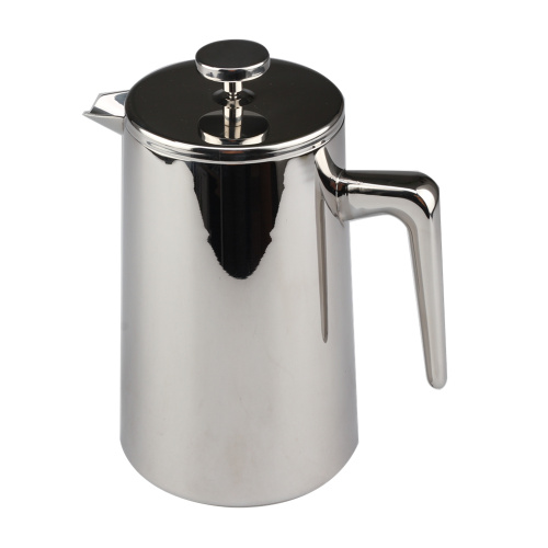 Double Wall Stainless Steel Mirror Finish Coffee Maker