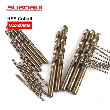BORUI Manufacturer D338 M35 HSS 5% Cobalt Steel 118 Degree Drill Bit 200mm