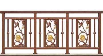 Upscale Peony Blossom Aluminum Balcony Fence