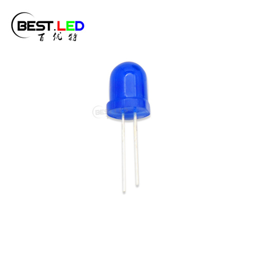 Lampe LED bleue diffuse super brillante de 8 mm 465 nm