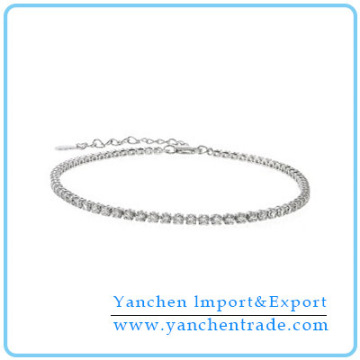 Top Selling Products 2015 High Quality CZ Diamond Prong Setting Popular Bracelet for Women