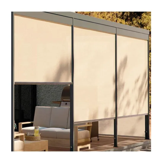 0.38mm Beige Fiberglass Curtain Fabric with Blackout Vinyl Roller Shades and Window Curtain Material