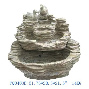 resin duck garden water fountian