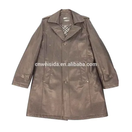 top quality stand collar men's mink fur coat