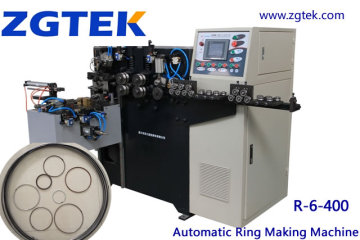 Ring making and welding integrated machine