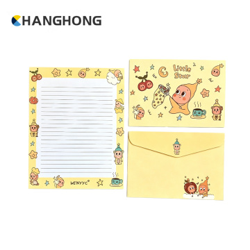 Cute Cartoon Stationery Envelope Set
