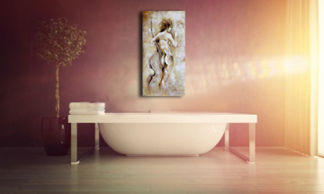 Girl and Cello Wall Art Female Figure Oil Painting