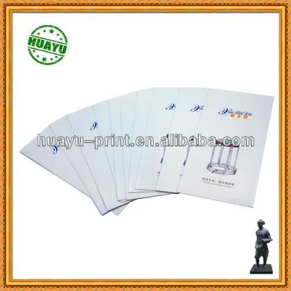 157g art paper company folding catalogue printing
