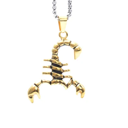 Hip Hop Gold Pendant Designs Men Scorpion Pendant