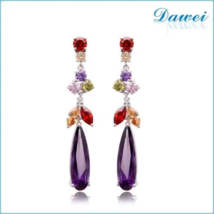 Hot brand korean earrings with long pendant