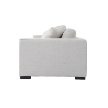 Modern Stylish White Fabric Sofa Design