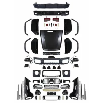 2004-2018 Mercedes-Benz G-Class W463 Upgrade Body Kit to 2022 G63 AMG W464 Facelift Bumpers