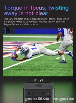 Customized WiFi Screen Outdoor/Home Theater Smart Projector with IPTV LED LCD Video Projector Mini Portable Pocket Projector" Ho