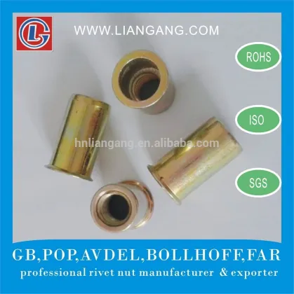 zinc plating blind rivet nut, rivet nut, rivnut
