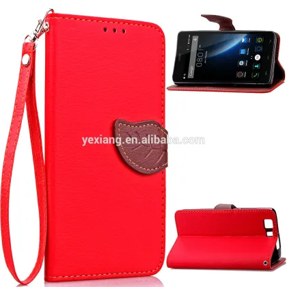 Flip Leather wallet back cover mobile smart phone case for doogee x5 pro case