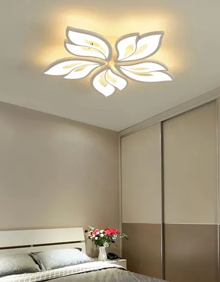 Remote Dimming LED Chandelier for Bedroom, Restaurant, and Balcony with Mobile App Control