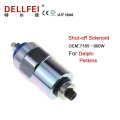 ใหม่ 12V ปิดโซลินอยด์วาล์ว 7185-900W สำหรับ Perkins