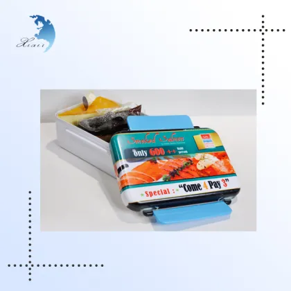 Environmental kid plastic insulated lunch box