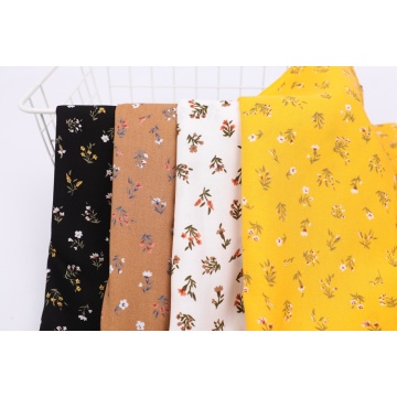 Stocklot Plain Pattern Challis 100％粘粘印刷的人造丝面料适用于女装