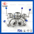 304/316L  welded Sanitary Butterfly Valve