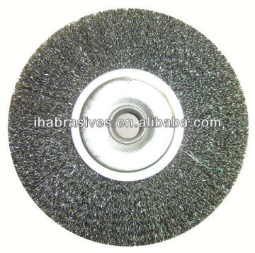 heavy circular wire brushes, 7"(180mm), not brass coated