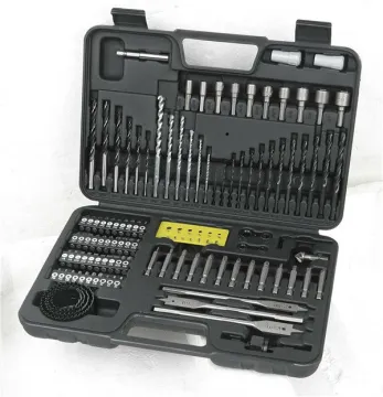 110PCS SAE Drills & Bits Set(SCREWDRIVER BITS/MASONRY DRILL BITS/H.S.S. TWIST DRILLS SET)