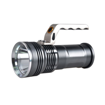 High-Power T6 LED Search Light: A Versatile Handheld Flashlight and Torch with Rechargeable Battery for Enhanced Camping Experience