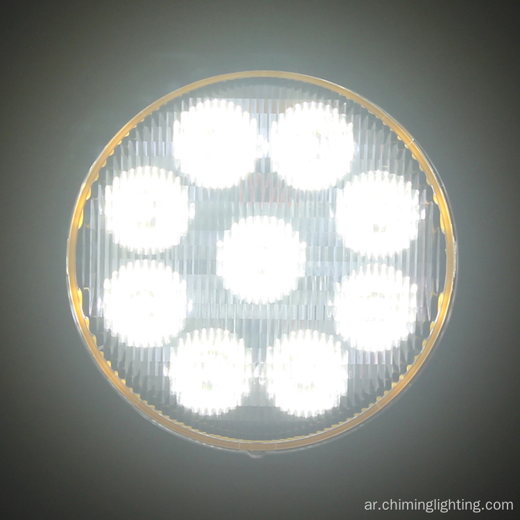 مصباح عمل زراعي LED دائري 4.5 بوصة بشريحة أوسرام