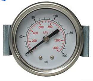 60mm high precision iron vacuum pressure gauge with clamp