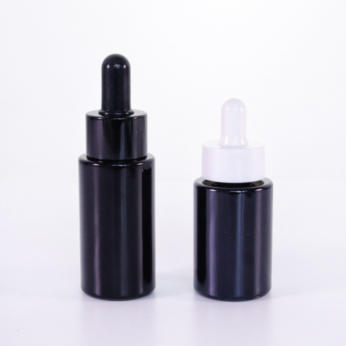 20 ml 30 ml schwarze Glasserumflasche mit Tropfen