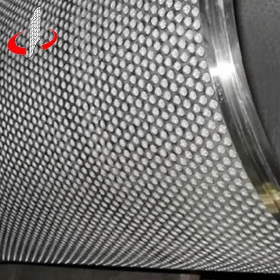 1mm Hole Galvanized Perforated Metal Mesh Speaker Grille