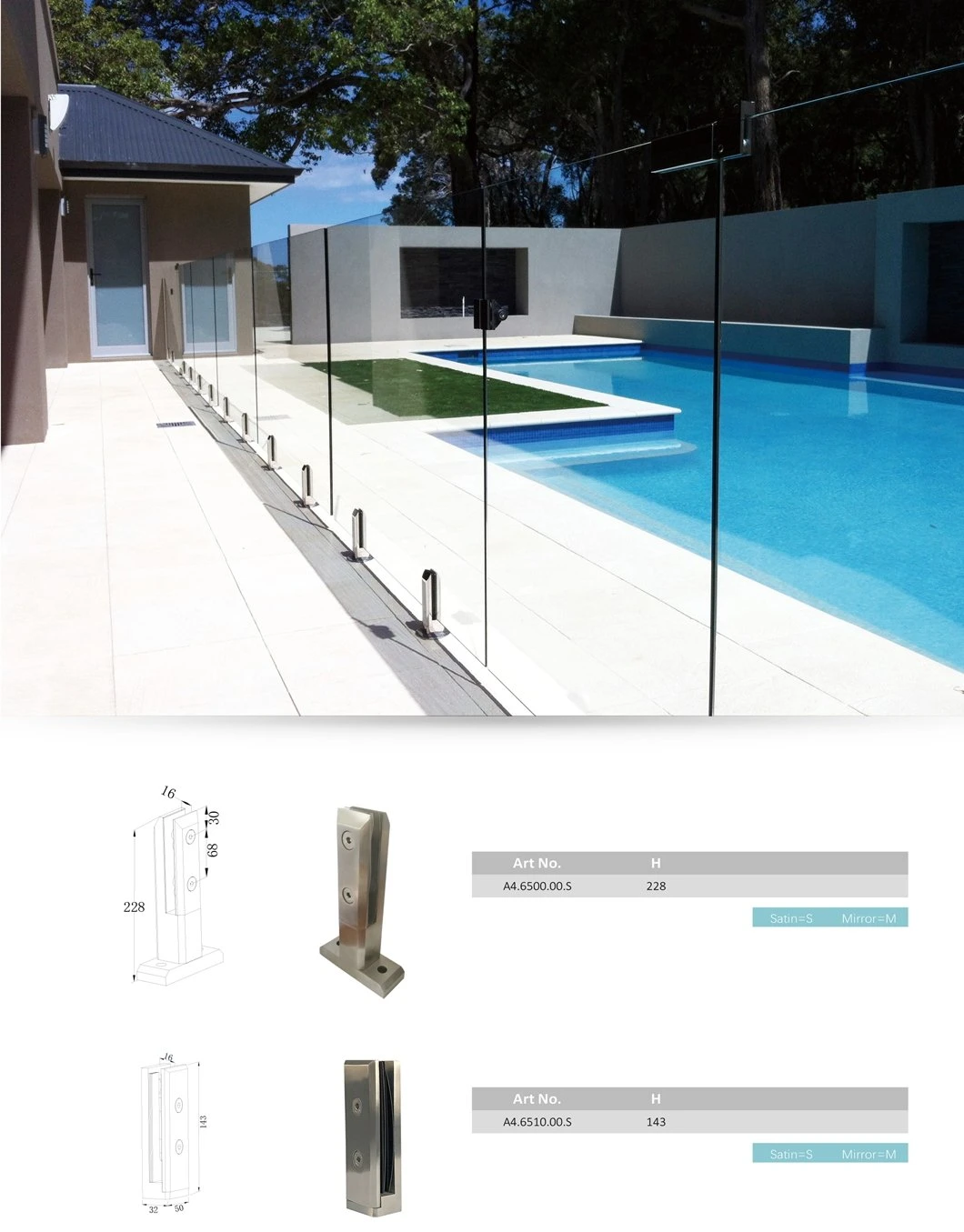 Swimming Pool Railing Stainless Steel Railing Post, High Quality ...