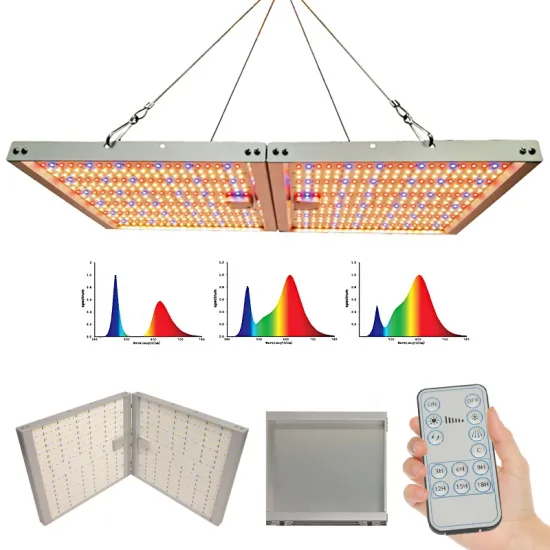 120W Foldable Full Spectrum Indoor LED Plant Grow Light Bar