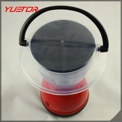 Red 24LED solar camping lantern