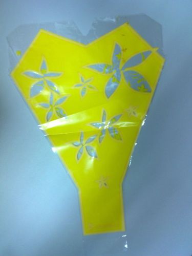 Oem Customer Design Plastic Flower Bags With Perforation Hole On Body Or Not